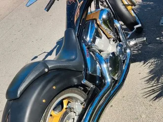 vt 1300 fury chopper bobber custom rocker