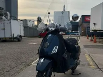 vespa lx 50 donker blauw — scooters | vespa — marktplaats