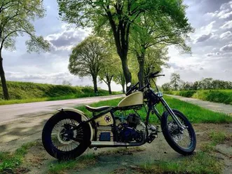 custombike bobber chopper liberta motorrad b196
