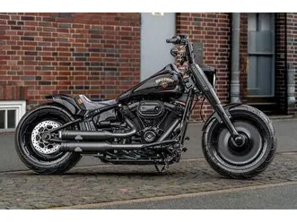 harley-davidson fat boy custom "black ember edition"