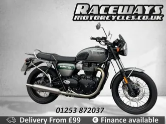 2023 triumph bonneville t100 gold line 2023 73 plate only 5,104 miles 1 owner