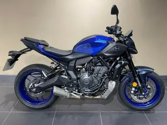 yamaha mt07 mt-07 2025 model in blue