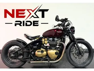 2018 triumph bonneville bobber morello red