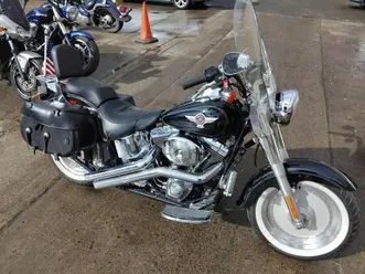 2005 55 harley-davidson flstfi fatboy fuel injected custom cruiser low miles