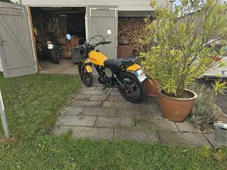 yamaha xt500 schöner scrambler umbau