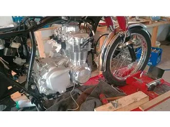 honda cb 350 f aus erster hand (frau)+ ersatzteile komplett