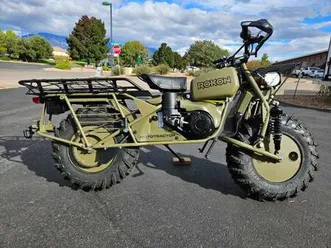 new 2025 rokon mototractor awd off road motorcycle olive drab color!