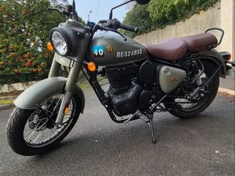 moto royal enfield classic 350 marsh grey