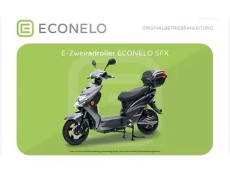 e-zweiradroller econelo sfx silber