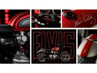2025 triumph bonneville t120 elvis presley edition limité