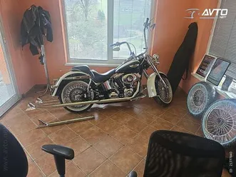 harley-davidson softail delux chicano