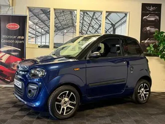 microcar m.go dci luxe blue line mopedauto xxl 45 km minicar autofahren ab 15 jahre leiser dci motor mit 8 ps