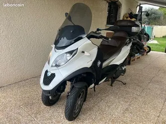 piaggio mp3 500 business blanc/marron