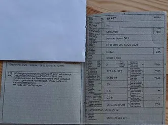 kymco sento roller canton zurich -