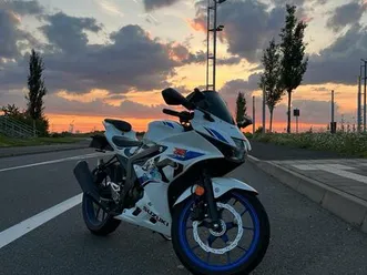 suzuki gsxr 125 mit sportauspuff 15.000km