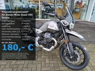 moto guzzi v85 strada *e5+*80 ps*grau*led*tempomat*usb*