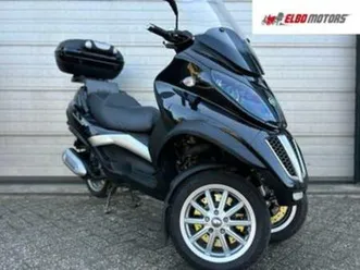 piaggio mp3 300 lt touring glans zwart autorijbws garantie — motoren | piaggio — marktplaats