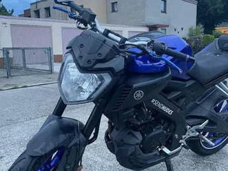 yamaha mt-125 blau/schwarz - technisch top, kleine kratzer
