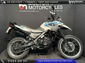 bmw g650 gs motorcycle blue and white fsh