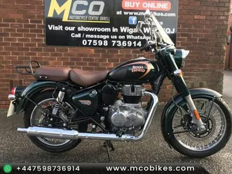 royal enfield classic 350 some nice extras hardy used