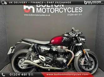triumph speed twin 1299 motorcycle red