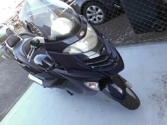 motorroller kymco dink 2002 blau 250er mit fester abdeckplane