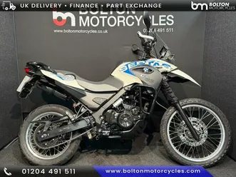 bmw g 650 gs bmw g650 motorcycle blue and white fsh 652 cc