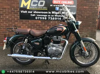 royal enfield classic 350 hardly used 349 cc