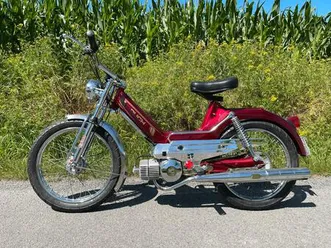 puch, maxi,s,neuaufbau,porsche,rot,metallic,mofa