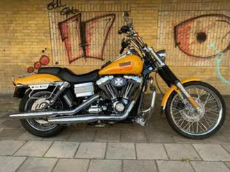 nieuwstaat, fxdwg dyna wide glide, 2007 28067km, nl geleverd — motoren | harley-davidson — marktplaats