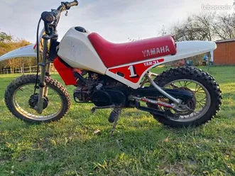 moto piwi yamaha 80 cc blanc et rouge 1986 toulouse