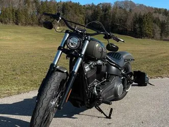 harley davidson street bob fxbb mit klappenauspuff