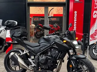 honda cb500 hornet noir mat rabaissée