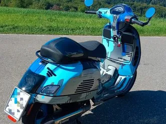 vespa gts 300 ( supersport s ) cartoon comic graffit