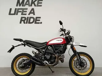 ducati scrambler 800 desert sled rosso