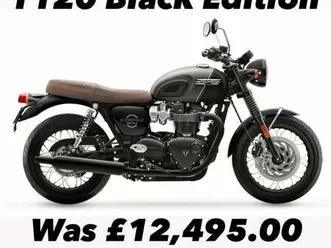 new triumph bonneville t120 black for sale in abingdon