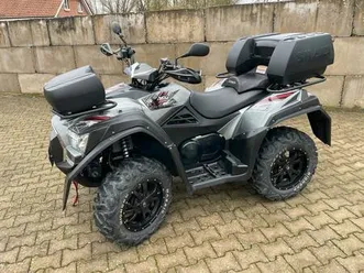 kymco mxu 700i quad atv mit koffern & anhängerkupplung