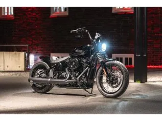 harley-davidson street bob 117 custombike mit 200er