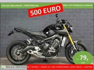 yamaha mt 09 abs (bj 2016) zeer netjes — motoren | yamaha — marktplaats