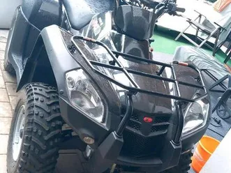 kymco mxu 500 mit schneeschild quad