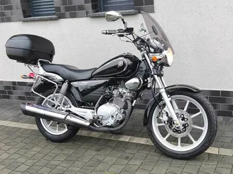 yamaha ybr 125 custom piękna zadbana tylko 6 tys km !! a1 / b kufer nowogród bobrzański