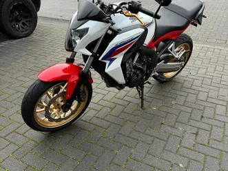 honda cb650f naked bike, bj:2016, 14733km mit ixil sportauspuff