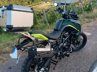 benelli trk 702 x mit alu topcase und koffern