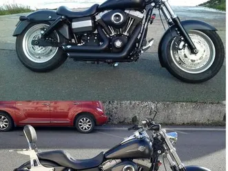 harley – fxdf dyna fat bob 1690 black denim