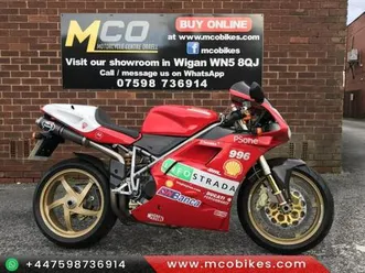 ducati 996 s 2001/y reg 13251miles termignoni cans and lots of carbon fibre
