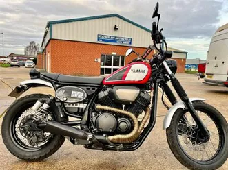 yamaha xvs 950 sca. ideal dirt & street bike or winter commutor lots of fun.