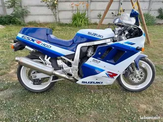 suzuki 1100 gsxr 1990 33000 kms bleue/blanc