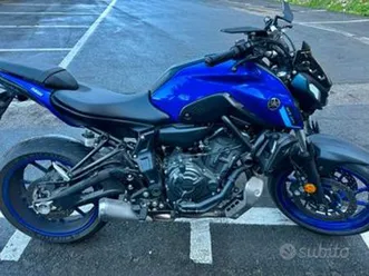 yamaha mt-07 2022 - depotenziata a2 - 11.000 km