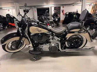 harley-davidson deluxe flstn 103 sansibar umbau p.maffay signatur