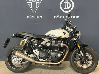 triumph speed twin 1200 crystal white öhlins stoßdämpfer